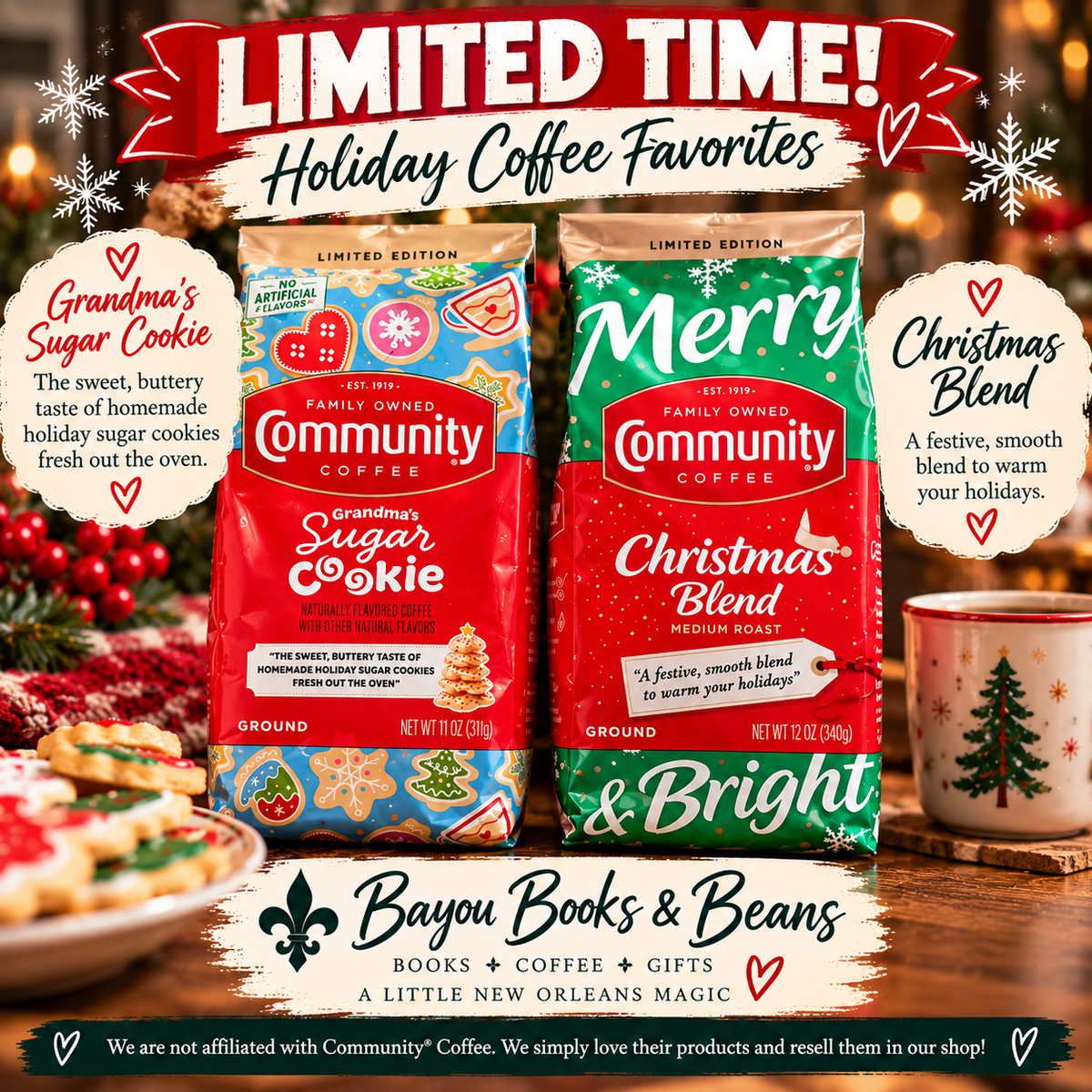 COMMUNITY COFFEE CHRISTMAS SELECTIONS