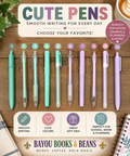 CUTE PENS ~ WHICH DO YOU PREFER?  PURPLE OR GREEN?