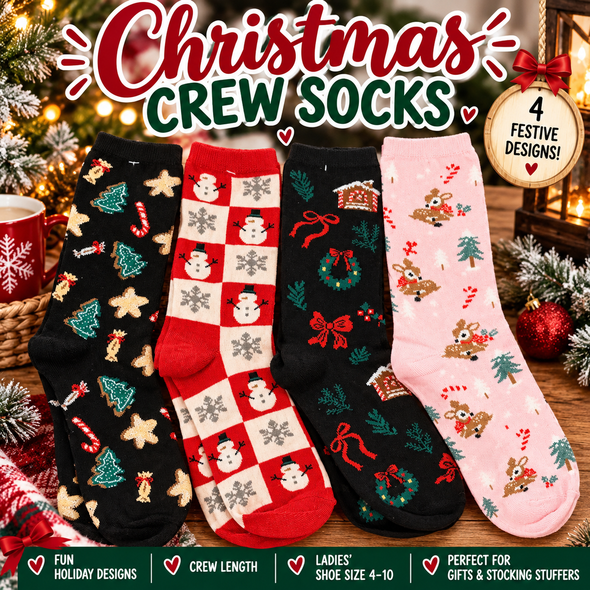 CHRISTMAS CREW SOCKS