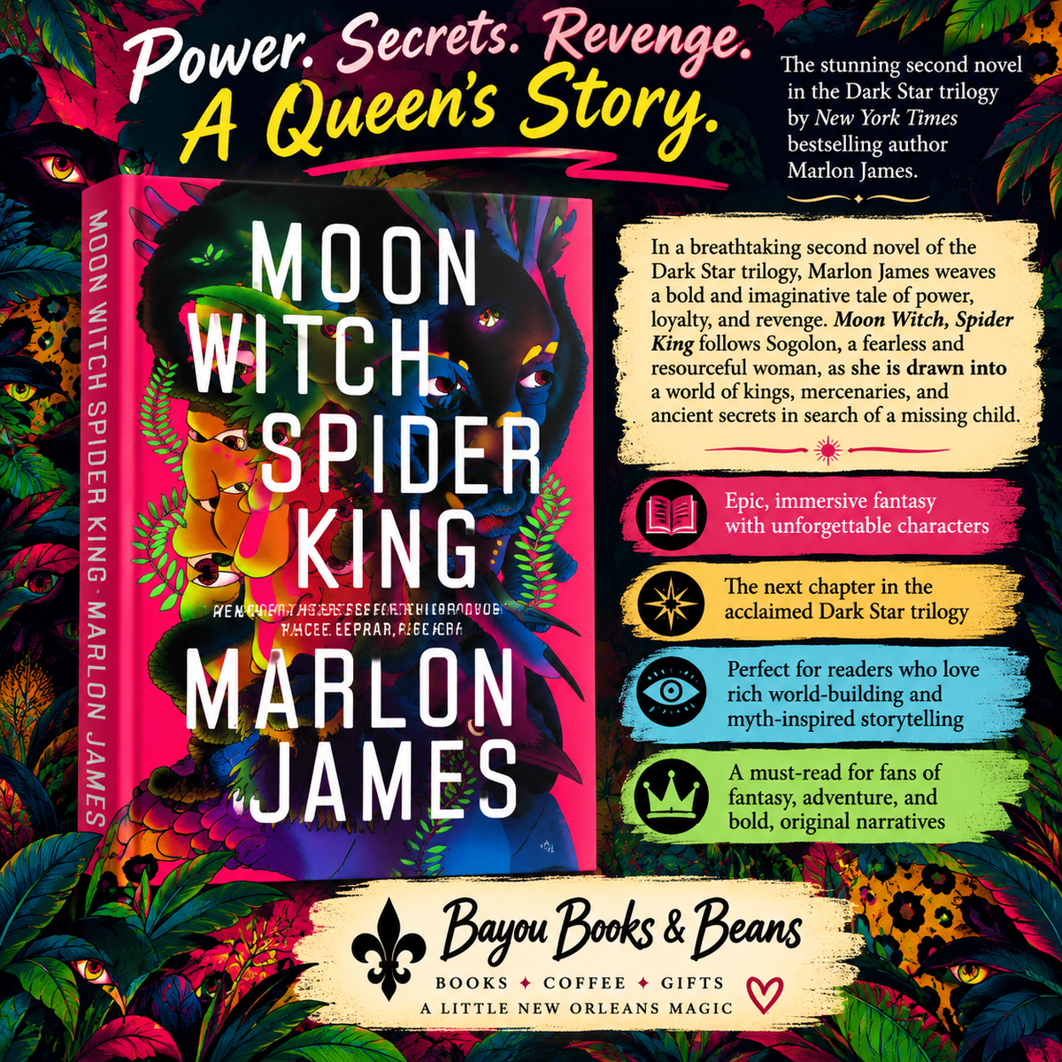 Moon Witch, Spider King by Marlon James