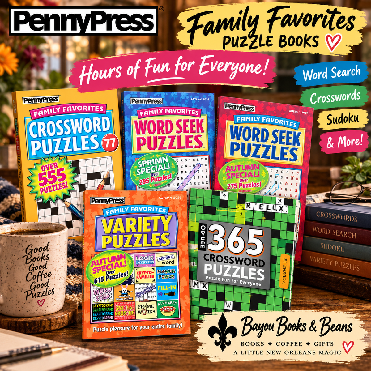 PUZZLE BOOKS!