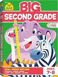 School Zone Big Second Grade Workbook: 320 Pages, 2nd Grade, Word Problems, Reading Comprehension, Phonics, Math, Science, Ages 7 to 8 by School Zone , Joan Hoffman, et al.