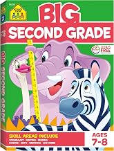 School Zone Big Second Grade Workbook: 320 Pages, 2nd Grade, Word Problems, Reading Comprehension, Phonics, Math, Science, Ages 7 to 8 by School Zone , Joan Hoffman, et al.