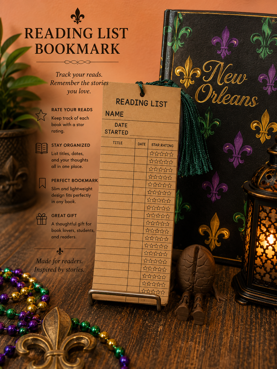 Reading List Bookmark