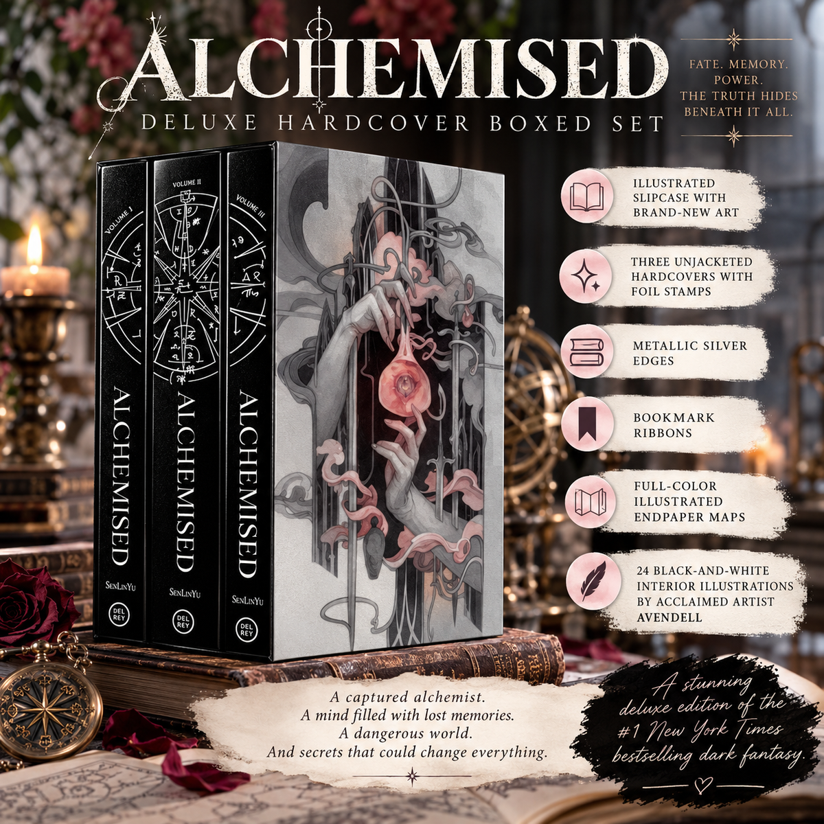📚🖤 ALCHEMISED — DELUXE HARDCOVER BOXED SET 🖤📚✨ By SenLinYu ✨