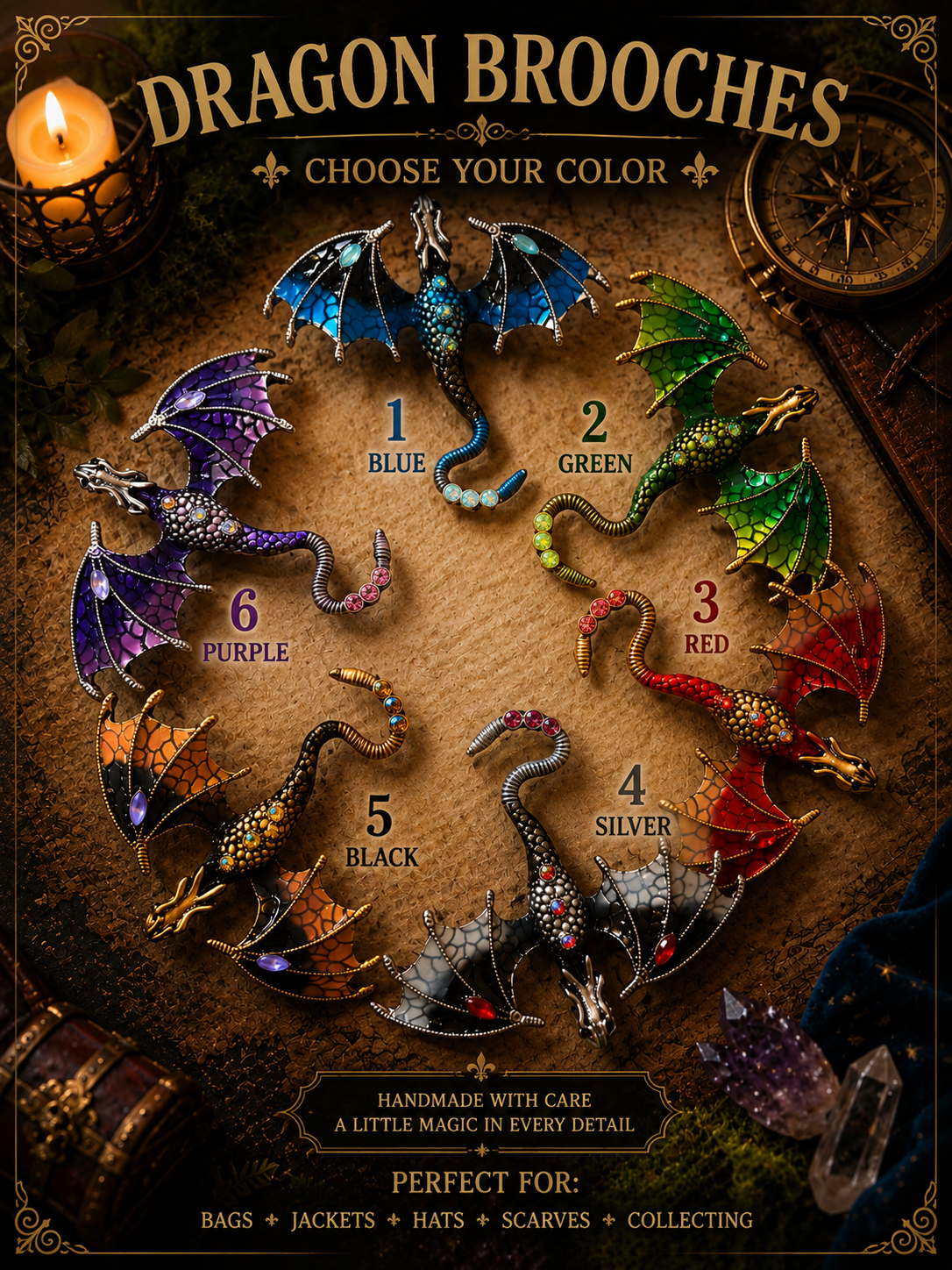 Dragon Brooch