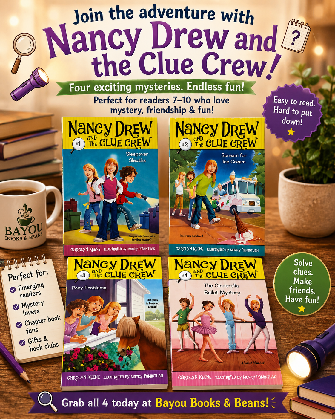 Nancy Drew 1-4 Series Set