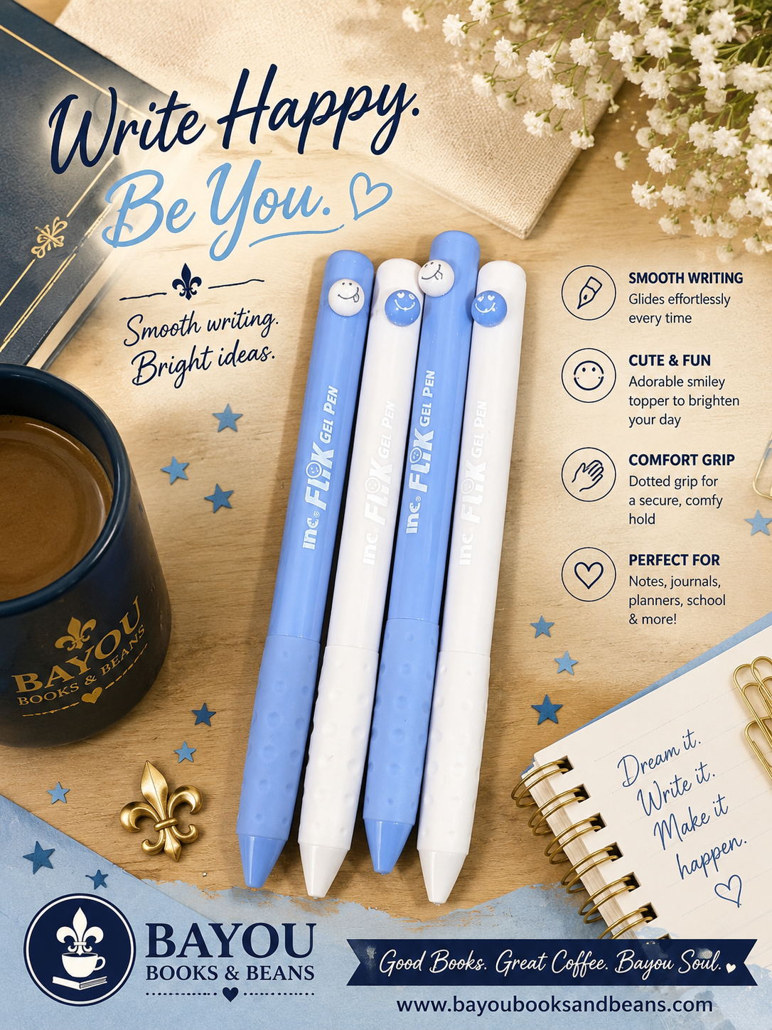 Goofy Face Click Pen