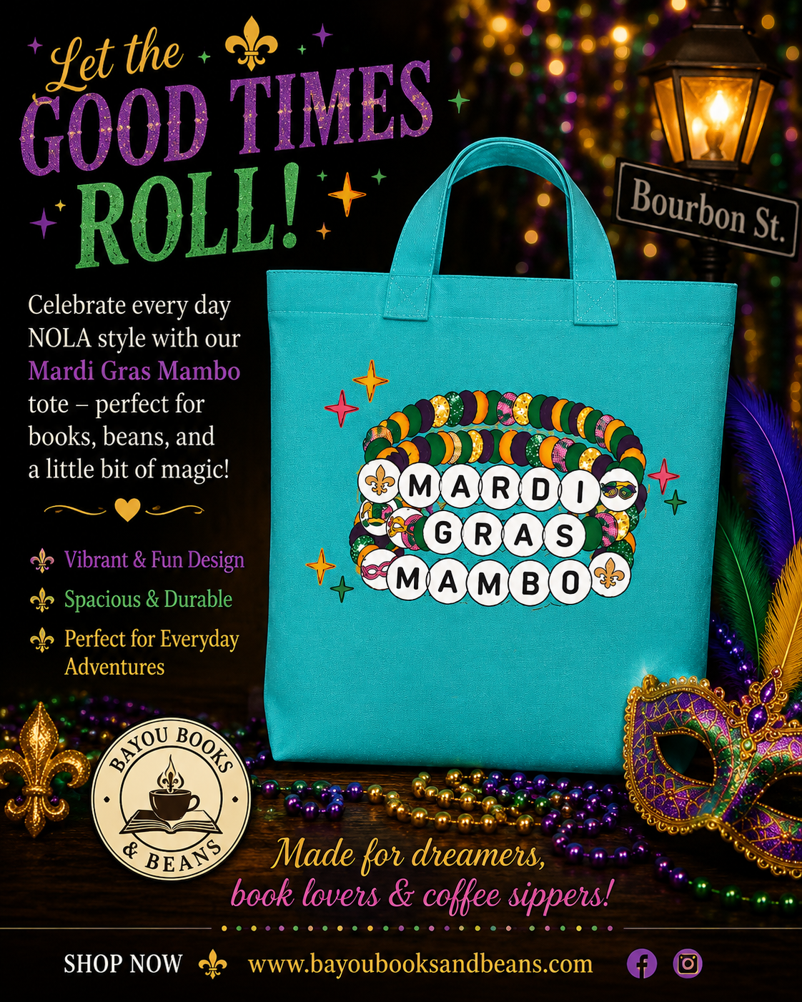 Mardi Gras Mambo Tote