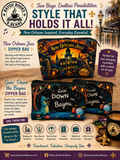 New Orleans Zipper Bag