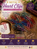 Metal Heart Pen Clip