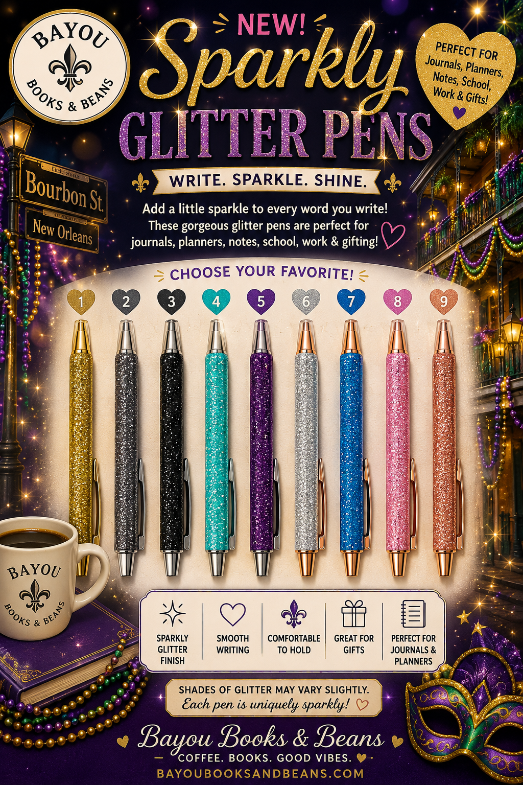 Sparkly Glitter Pens