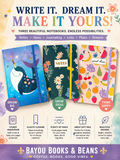 Fun Notebooks with Closure Strap