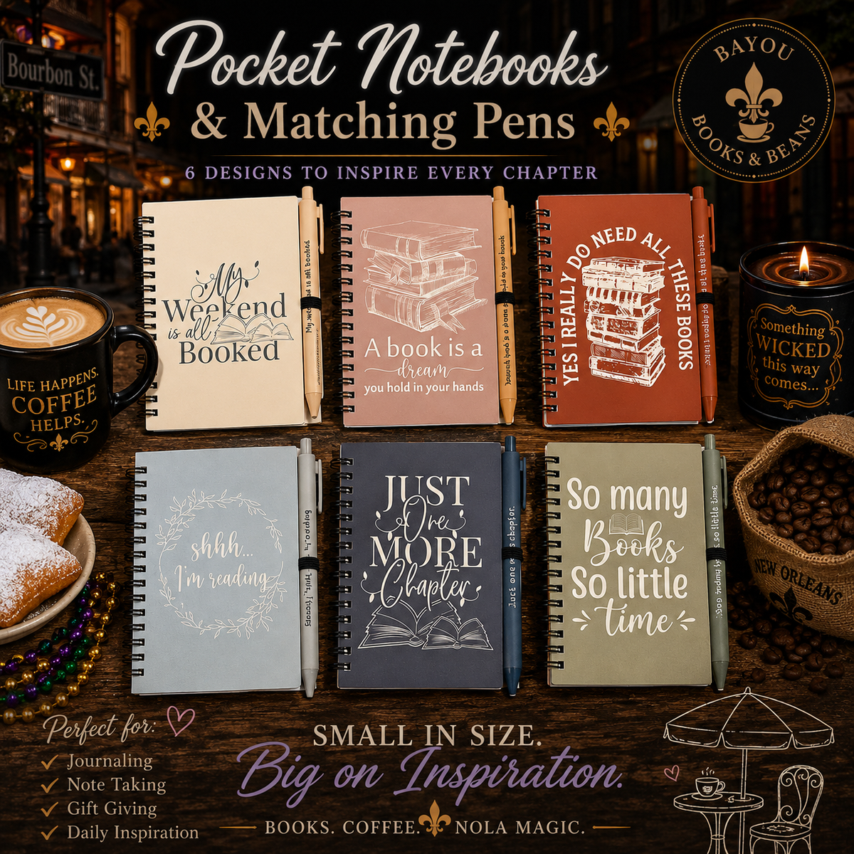 Pocket Notebook& Pens