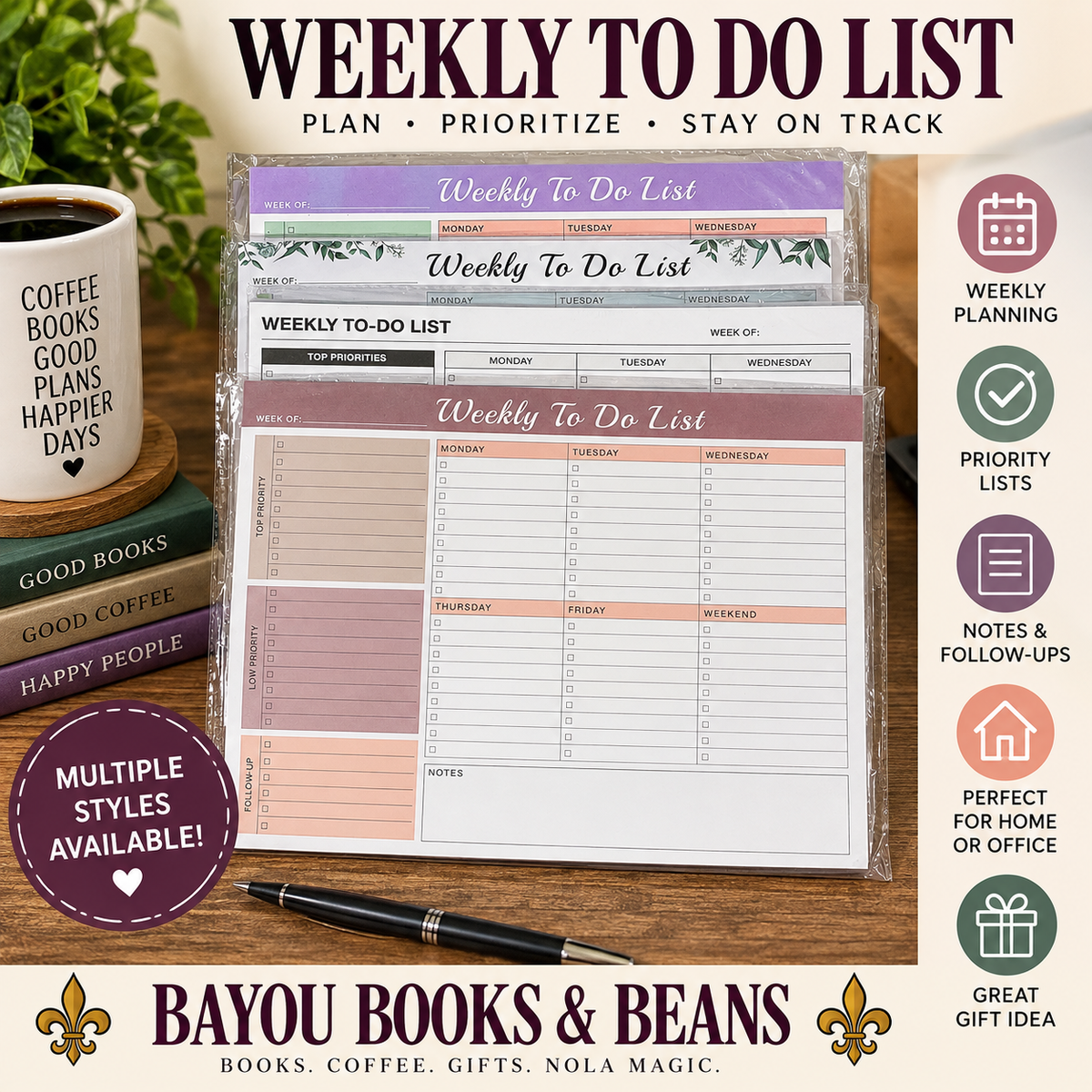 Weekly To Do List Pads