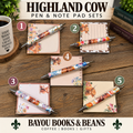 Highland Cow Pen & Pad Set
