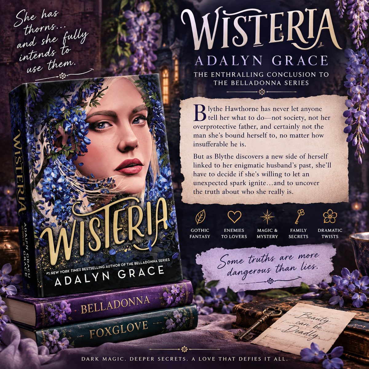 📚💙 WISTERIA — Adalyn Grace 💙📚