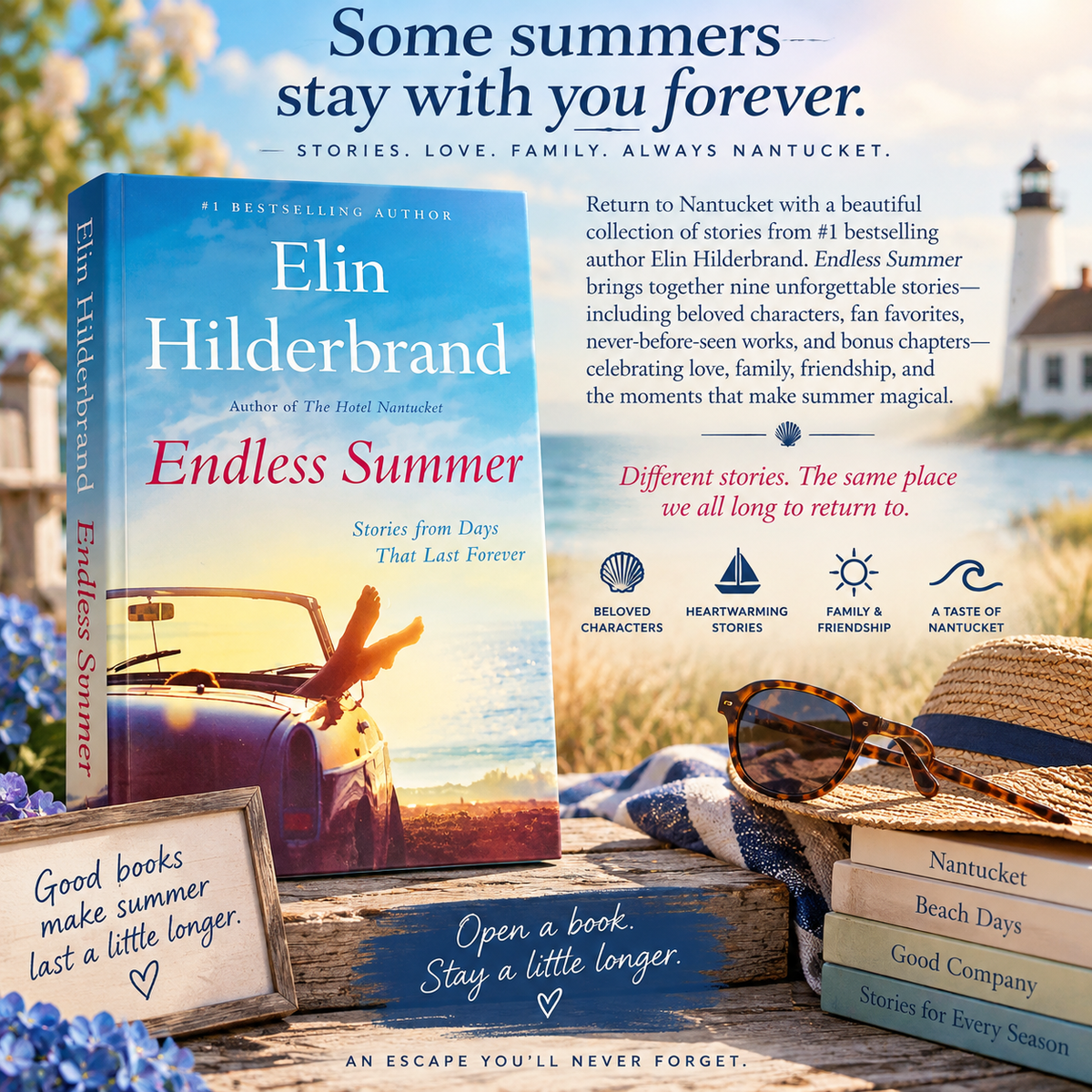 ☀️📚 ENDLESS SUMMER — Elin Hilderbrand 🌊💙
