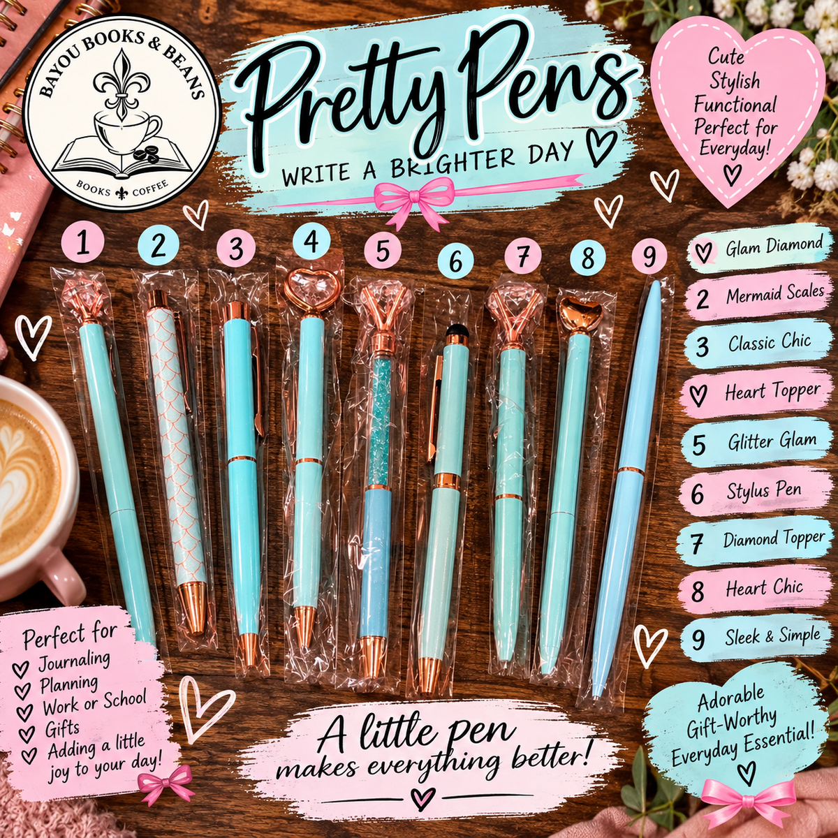 Blue Bayou Pens