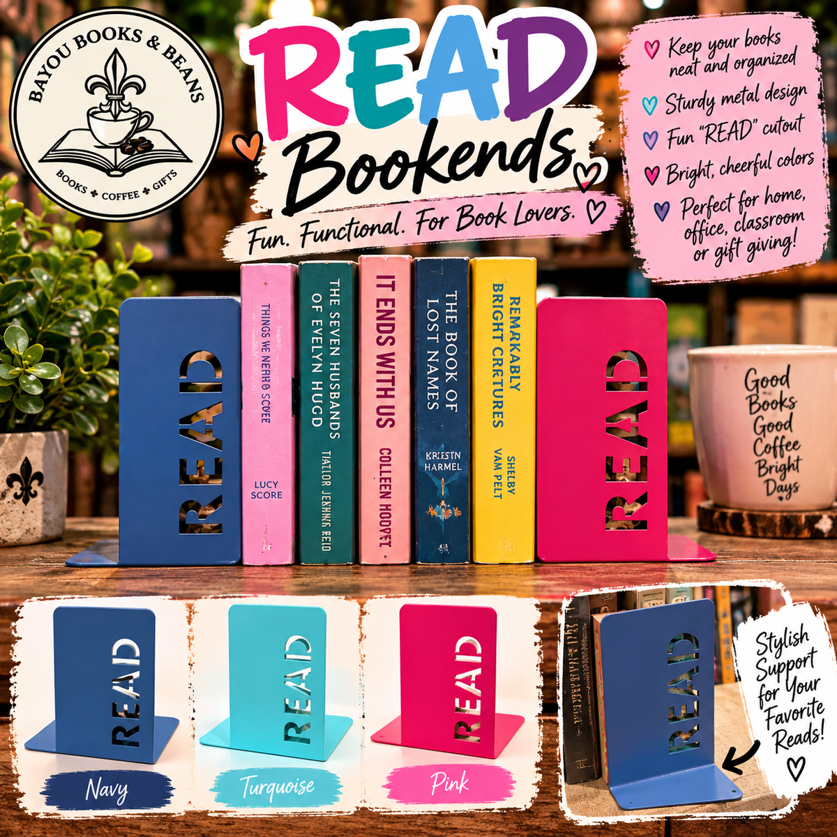 READ Metal Book End - 1 each