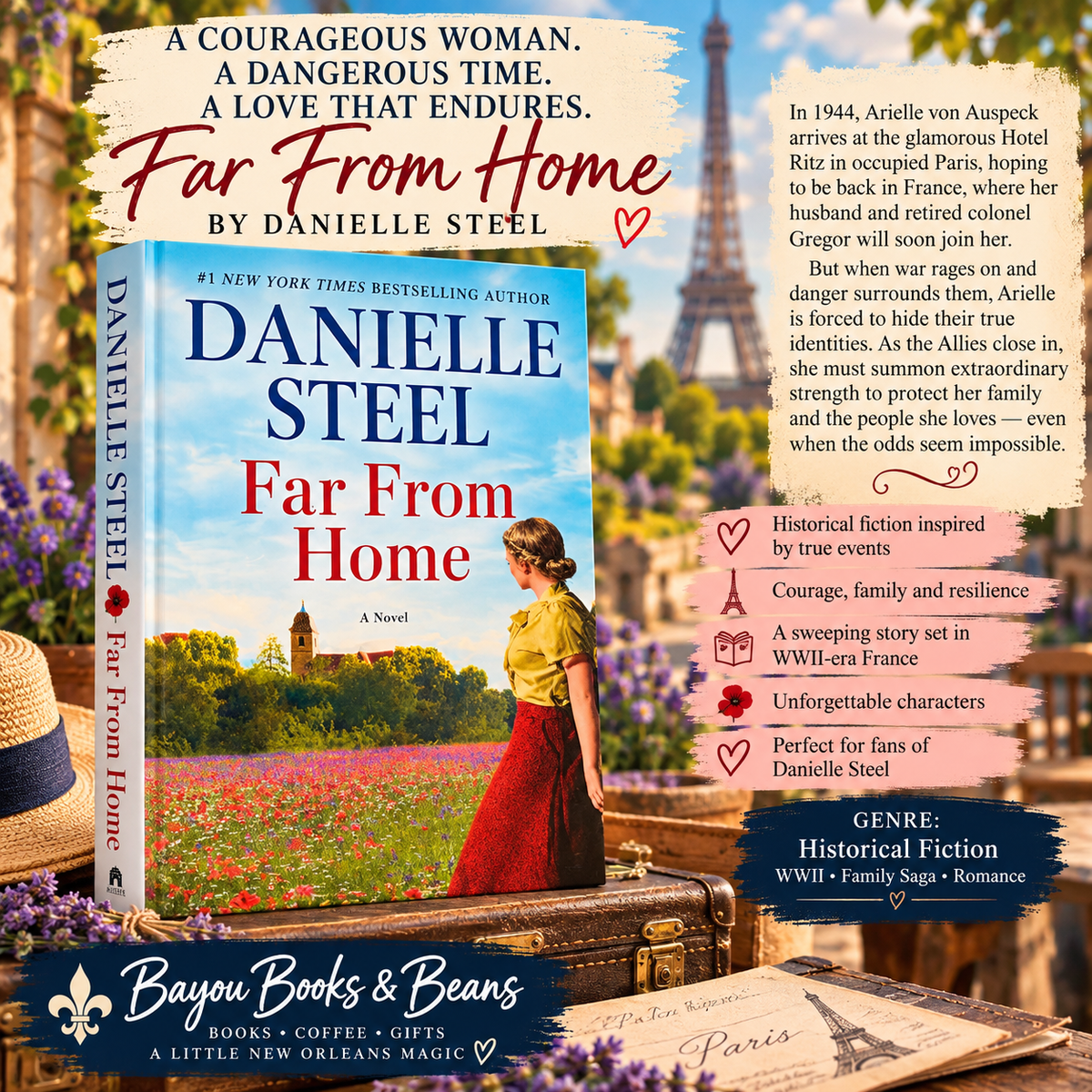 FAR FROM HOME by Danielle Steel 🌺📚
