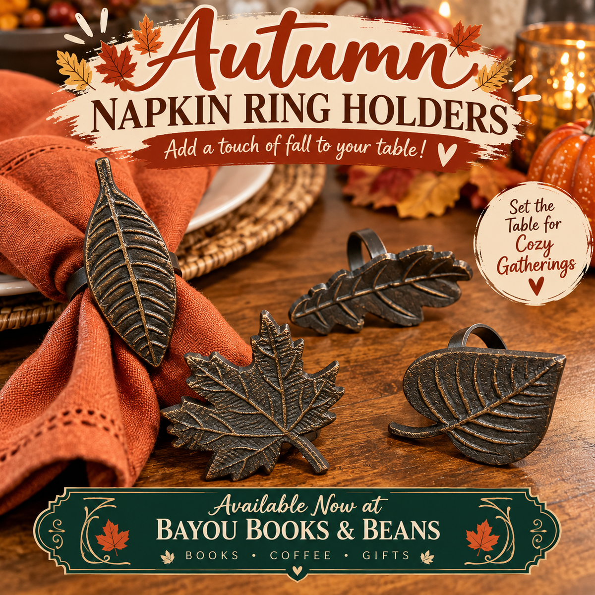Autumn Napkin Rings