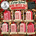 Wooden Wine Bottle Tags