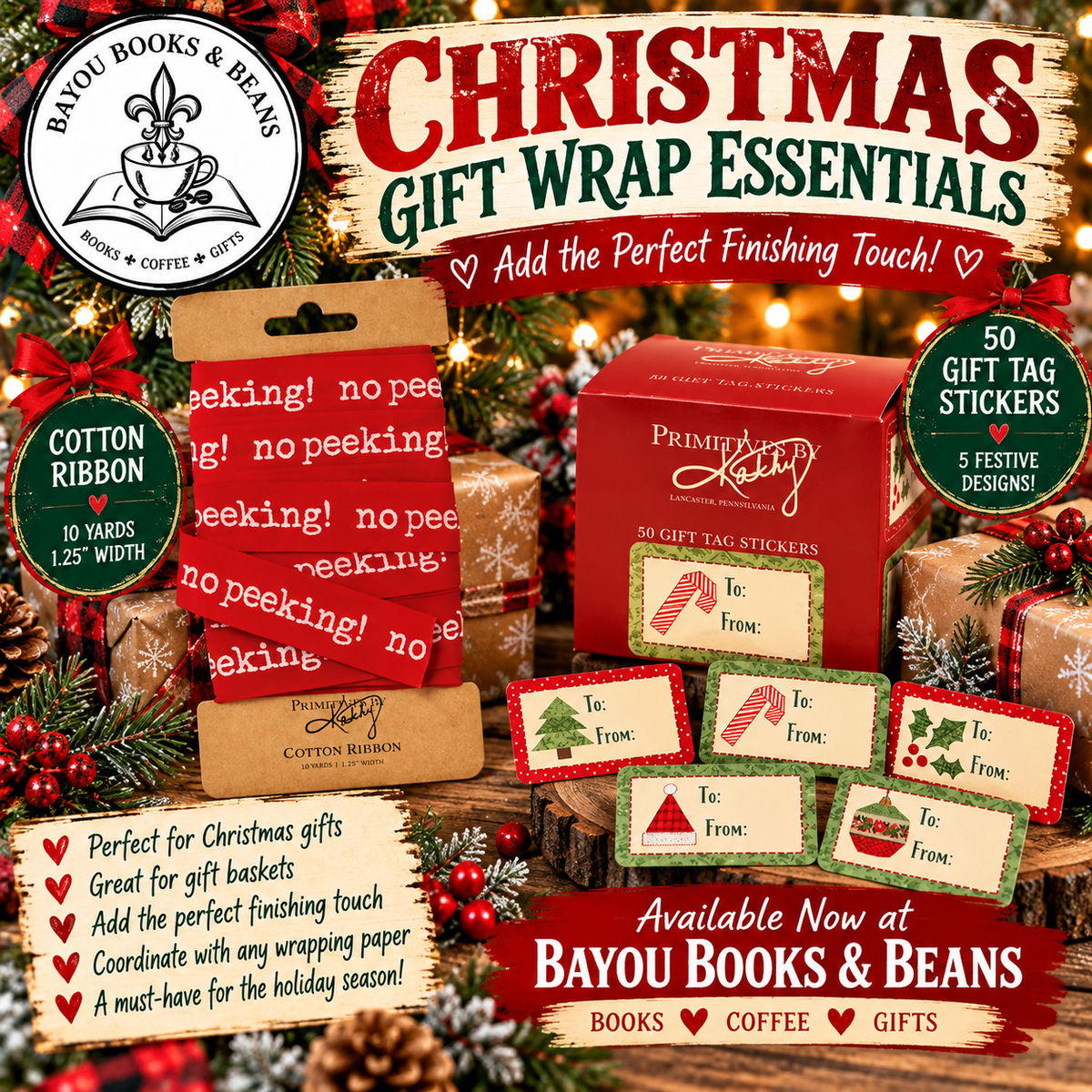Finishing Touches- Ribbon & Tags