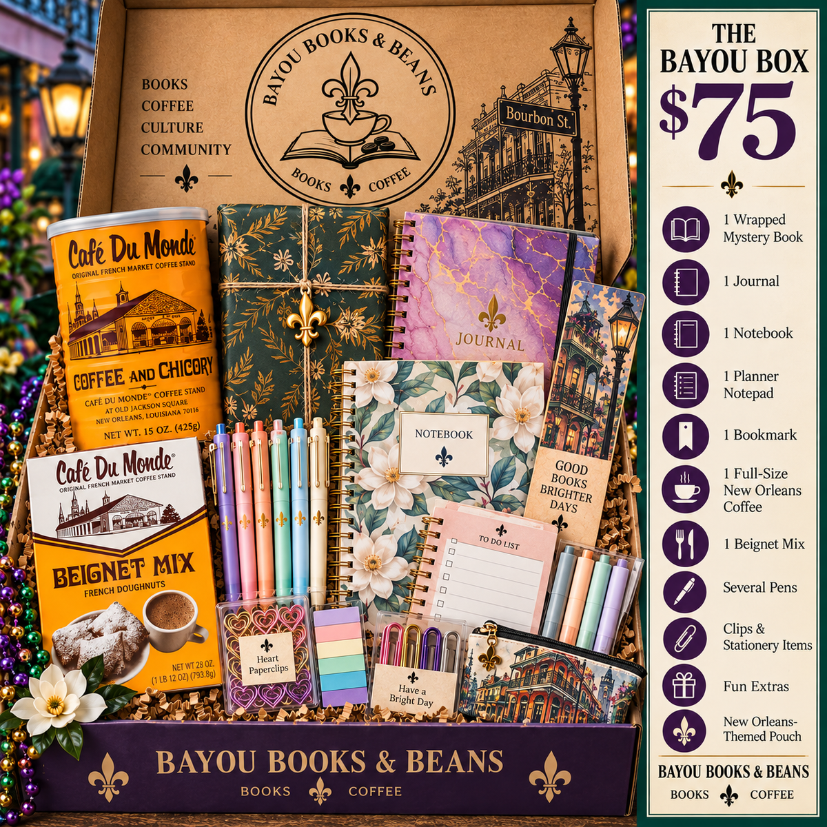 BAYOU BOXES $75.00